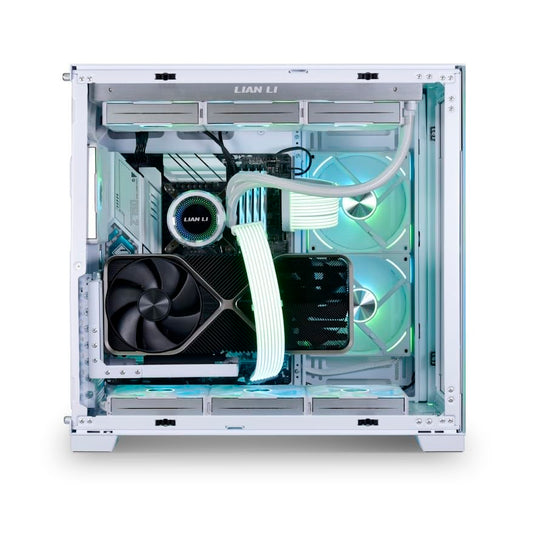 Lian-Li VG4-5-V4W Universal 4-Slots Vertical GPU kit with Gen 5 riser White