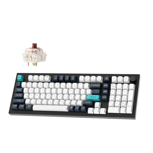 Keychron Q5M-M1 Q5 Max QMK VIA Wireless Gateron Jupiter Red Carbon Black