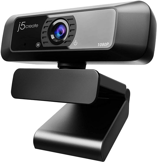 j5create Camera JVCU100 USB HD Webcam with 360ø Rotation