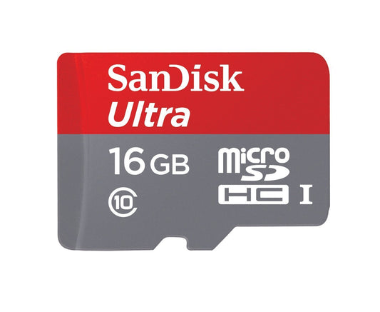 SanDisk 16GB Ultra microSDHC UHS-I Card - SDSQUNC-016G-AN6MA