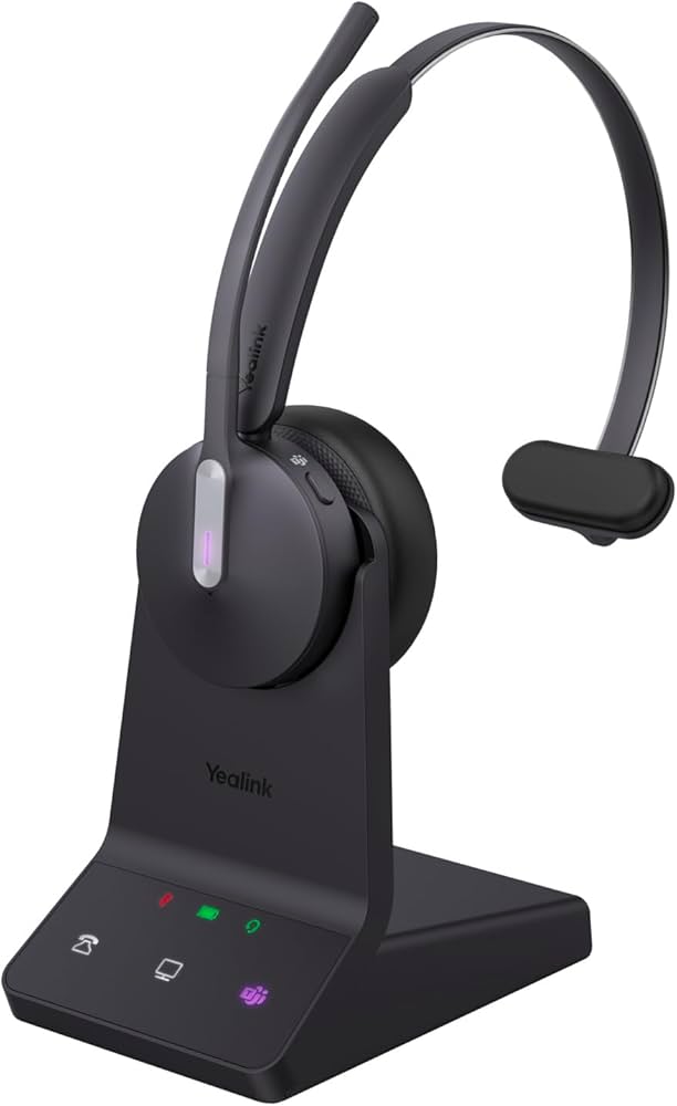 Yealink Headset 1208671 WH64 Mono Teams DECT Hybrid Wireless Headset