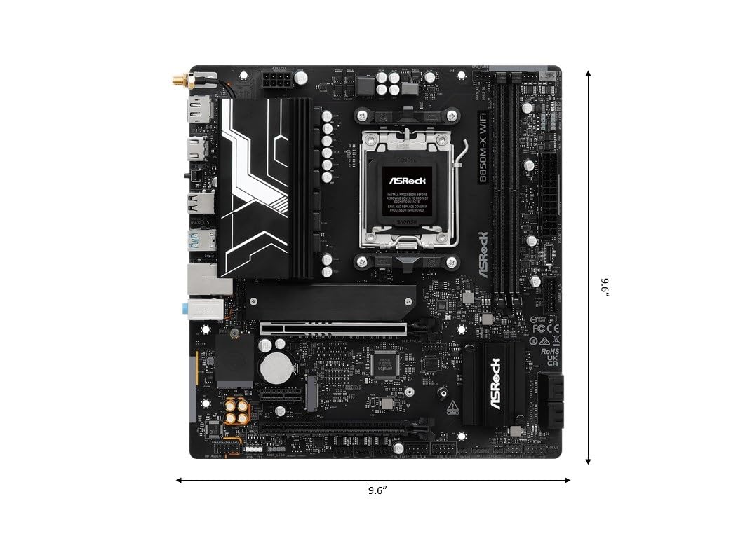 ASRock MB B850M-X WIFI R2.0 AMD B850 AM5 Max.128GB DDR5 Micro ATX