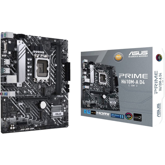 ASUS MB PRIME H610M-A-CSM H610 LGA1700 Max.96GB DDR5 mATX