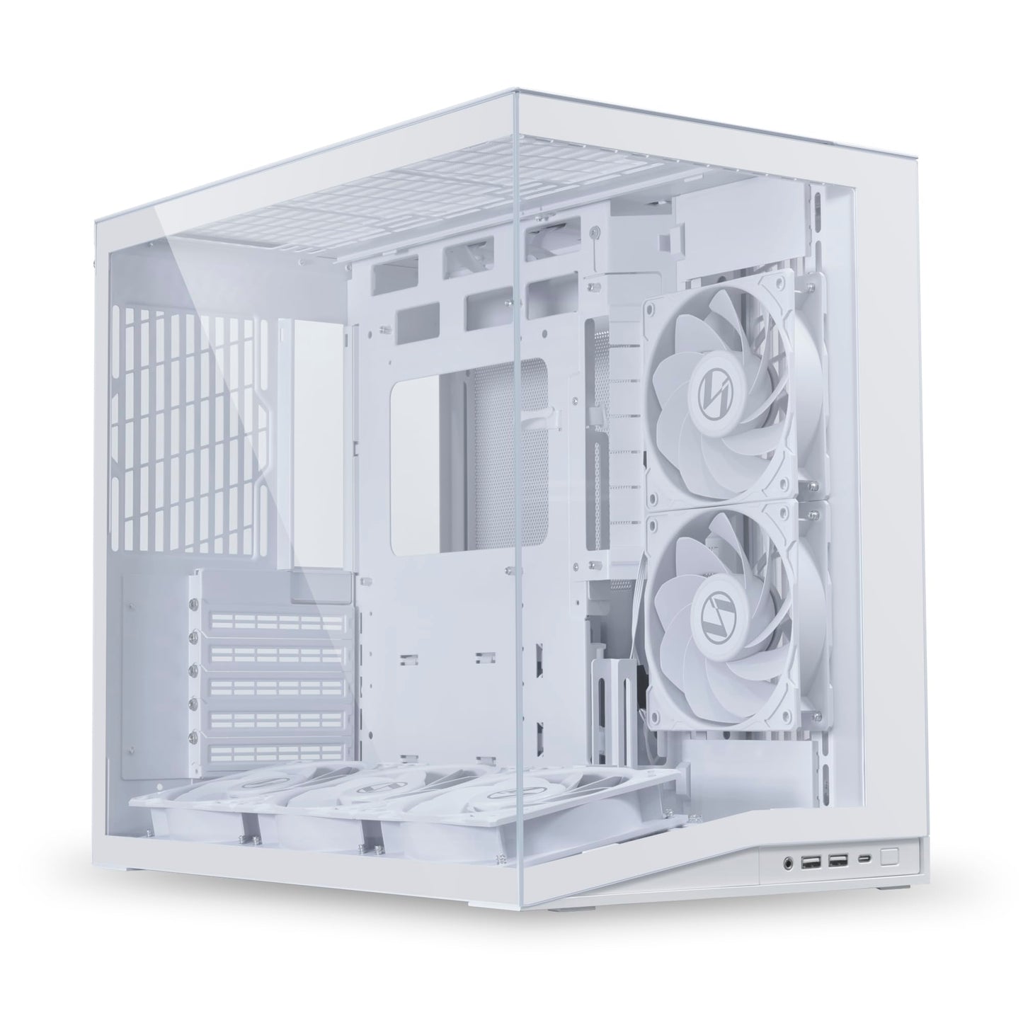 Lian-Li O11DMIV2FW Mini Tower White 2x2.5SSD or 2x3.5HDD ATX MATX m-ITX