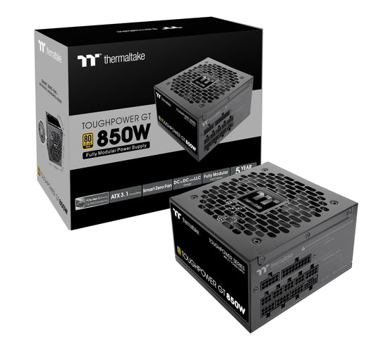 Thermaltake PS-TPT-0850FNFAGU-3 TOUGHPOWER GT 850W ATX 80+Gold fullyModular