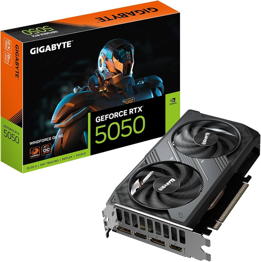 Gigabyte GV-N5050WF2OC-8GD GeForce RTX 5050 WINDFORCE OC 8G 8GB GDDR6