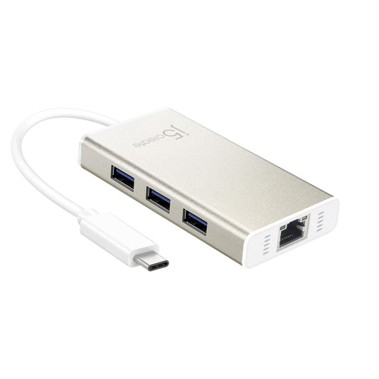 j5create Accessory JCH471 USB-C Multi-Adapter Gigabit Ethernet USB3.1 HUB