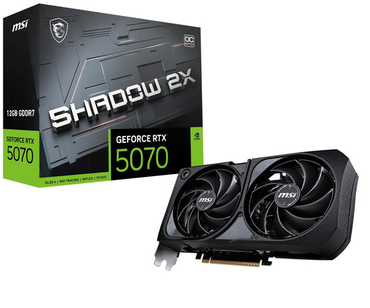 MSI GeForce RTX 5070 12G SHADOW 2X OC 12GB GDDR7 192bit PCIE