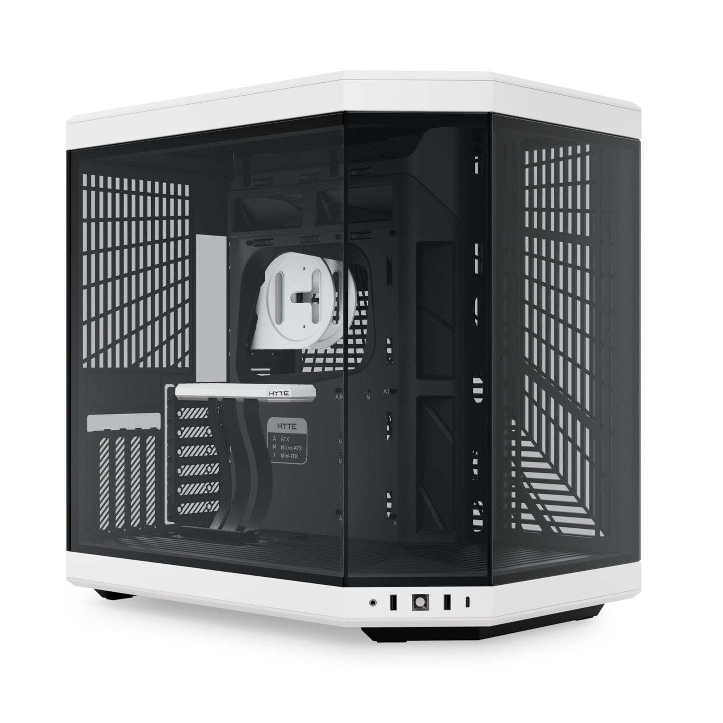 HYTE CS-HYTE-Y70-BW Y70 Dual Chamber Mid-Tower ATX White