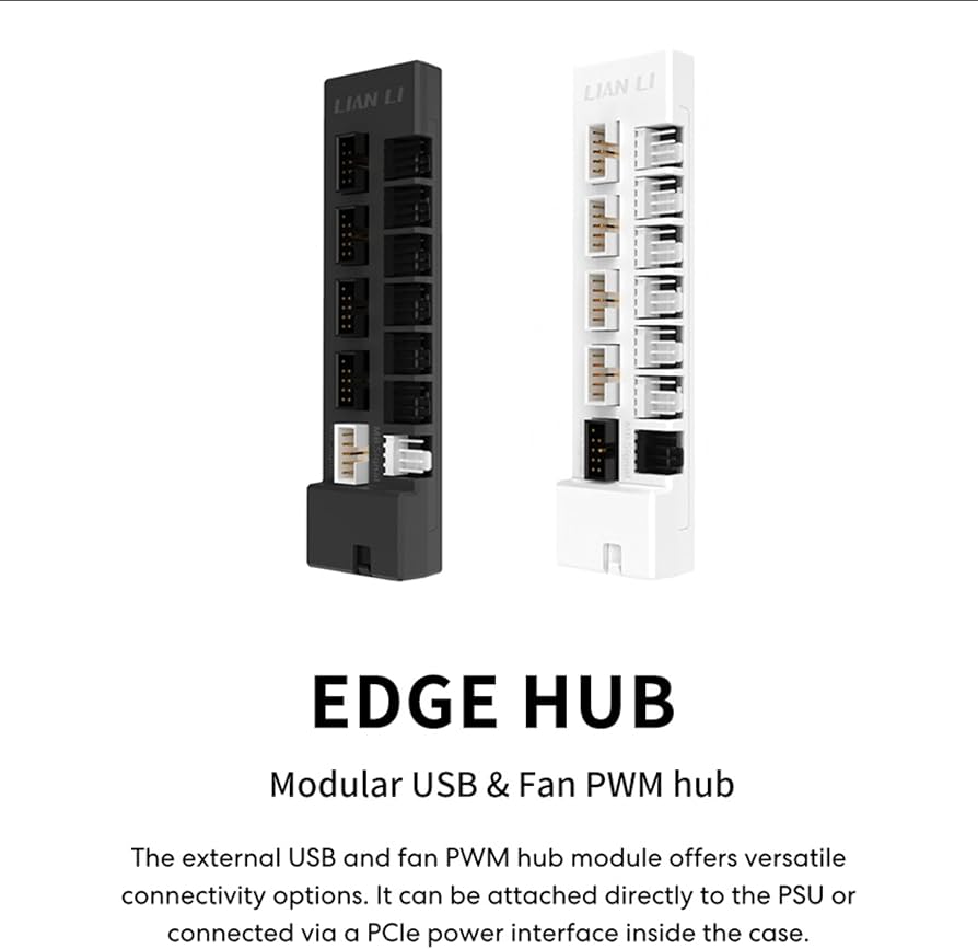 Lian-Li EG-HUB01B External USB and fan Hub Black
