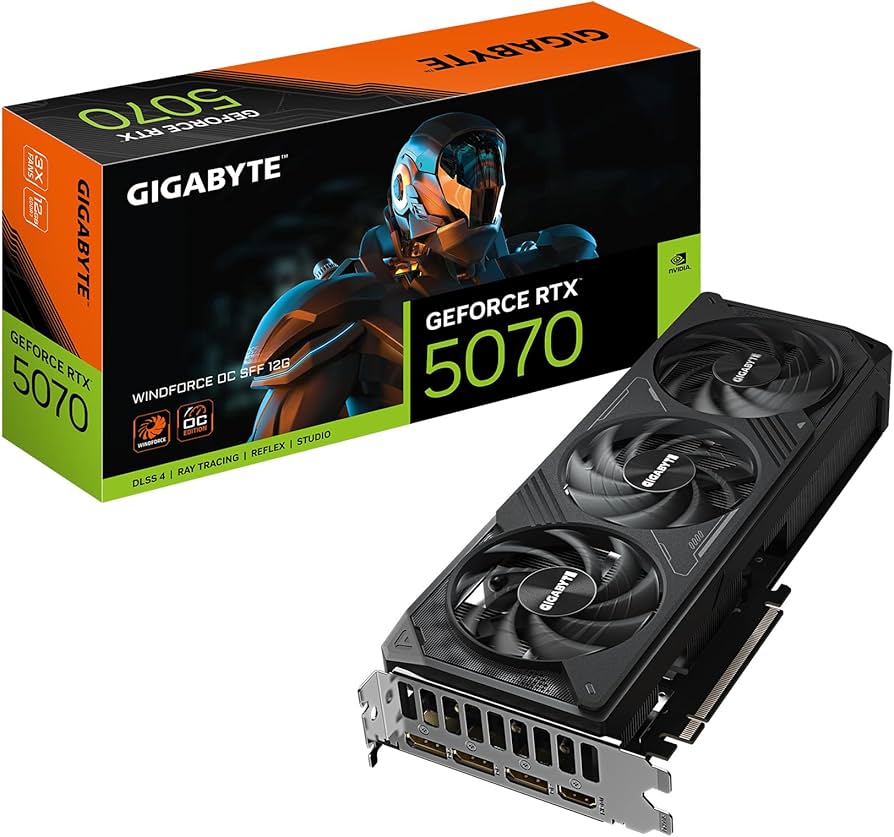 Gigabyte GV-N5070WF3OC-12GD GeForce RTX 5070 WINDFORCE OC 12G 12GB GDDR7