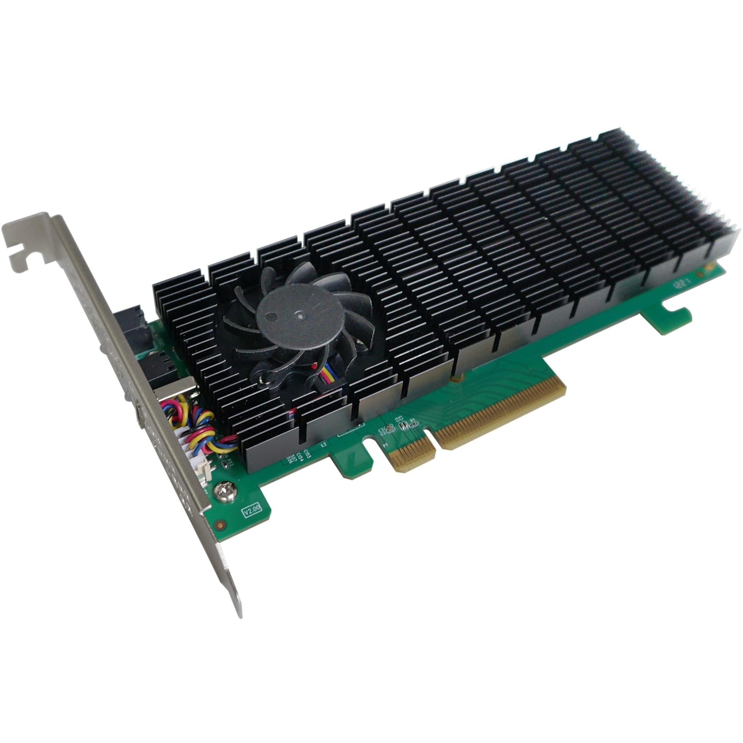 HighPoint SSD6202A PCIe3.0x8 2PT M.2 NVMe RAID Controller w OOB Port