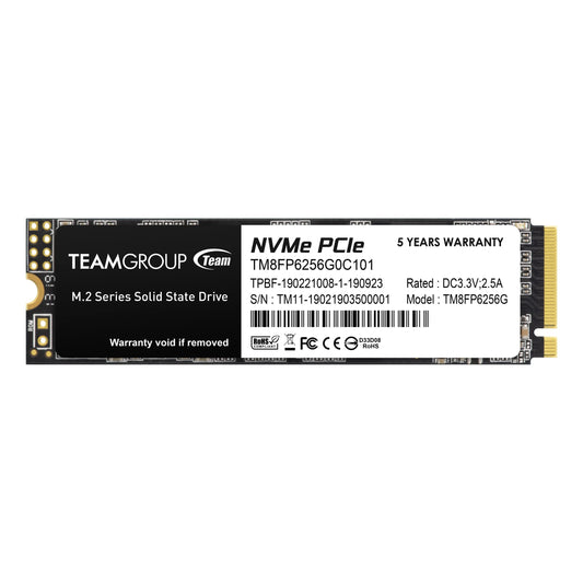 TEAMGROUP TM8FP6256G0C101 256GB MP33 M.2 PCIe NVMe 1.3 SSD