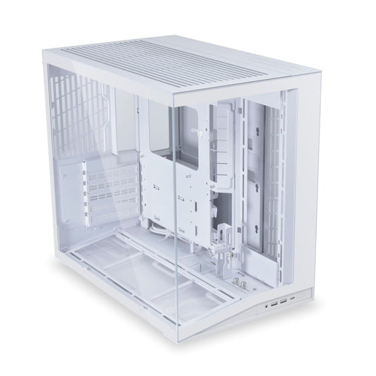 Lian-Li O11DMIV2W Mini Tower White 2x2.5SSD or 2x3.5HDD ATX MATX m-ITX