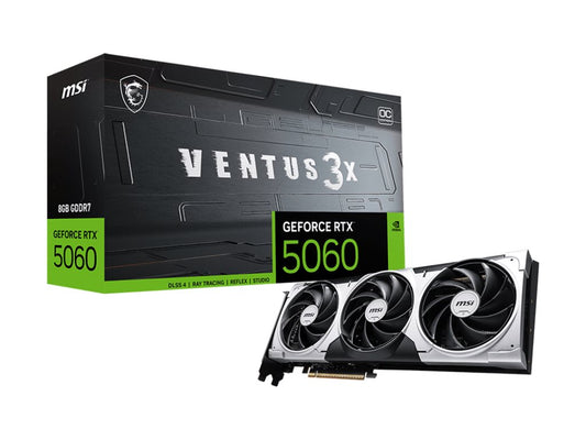 MSI GeForce RTX 5060 8G VENTUS 3X OC 8GB GDDR7 128bit PCIE