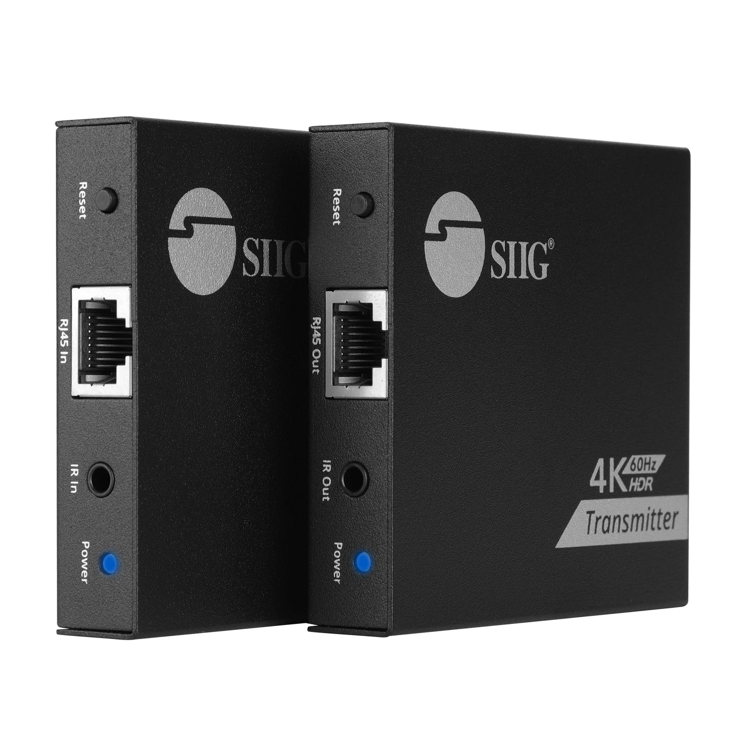 SIIG CE-H27D11-S1 4K 60Hz HDMI Over Cat6 Extender w Loopout & IR Brown Box