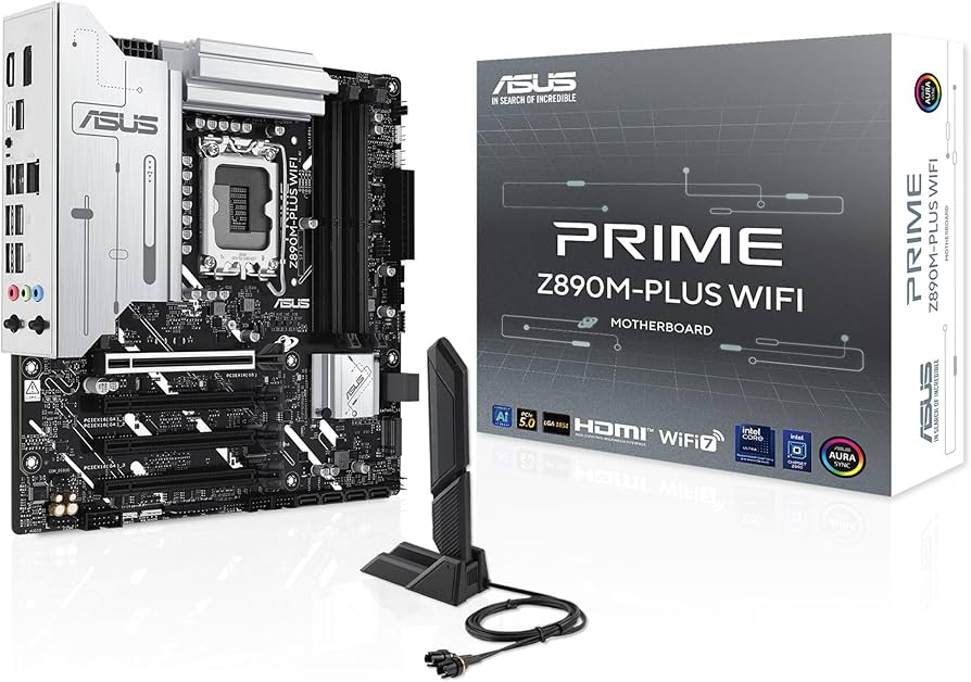 ASUS MB PRIME Z890M-PLUS WIFI Z890 LGA1851 max.192GB DDR5 mATX