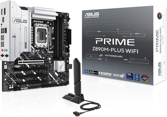 ASUS MB PRIME Z890M-PLUS WIFI Z890 LGA1851 max.192GB DDR5 mATX