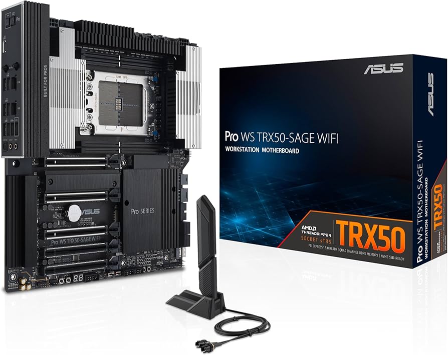 ASUS MB Pro WS TRX50-SAGE WIFI A AMD TRX50 sTR5 Max1TB DDR5 CEB Brown Box