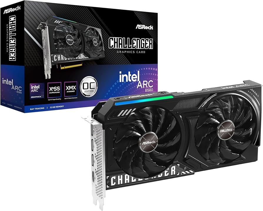 ASRock VCX RX9060XT CL 16GO AMD Radeon RX 9060 XT Challenger 16GB OC GDDR6