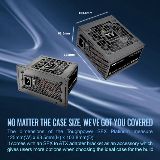Thermaltake PS-STP-0850FNFAPU-1 850W Toughpower SFX Platinum 80+Platinum