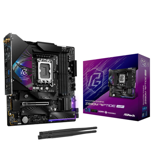 ASRock MB Z890M Riptide WiFi Z890 LGA1851 256GB DDR5 Micro ATX
