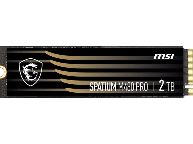 MSI SSD SM480PN2TB SPATIUM M480 PRO PCIe 4.0 NVMe M.2 2TB PLAY Retail MSI