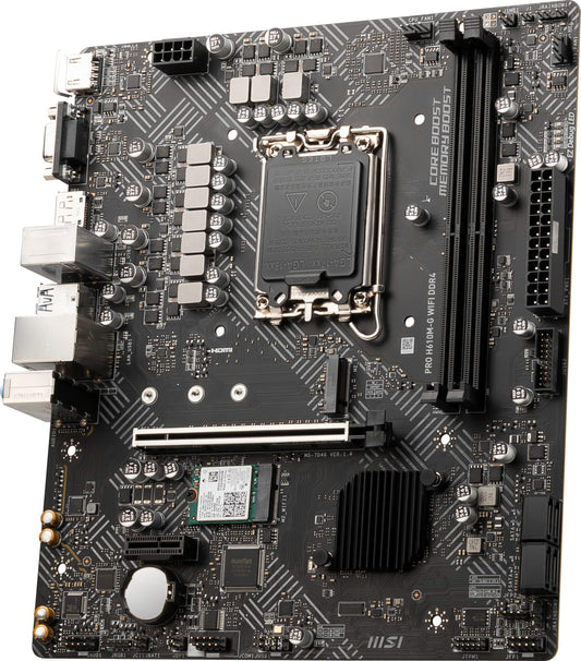 MSI PRO H610M-G WIFI H610 S1700 Max96GB DDR5 PCI-E mATX Bulk Pack