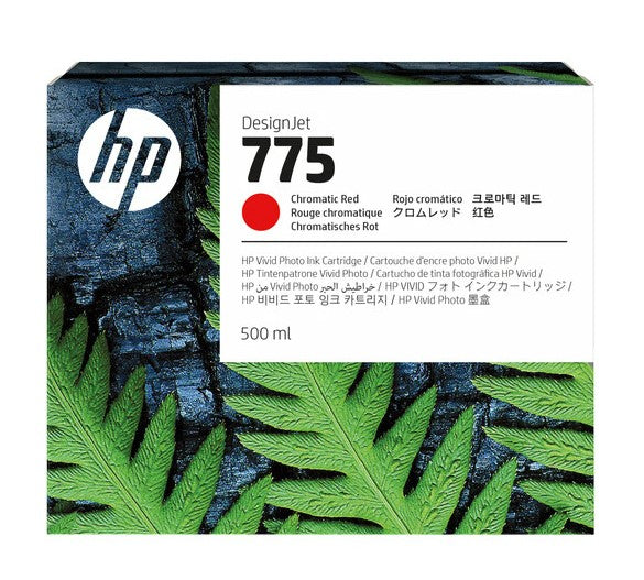 Hp 775 500ml Chromatic Red Designjet Ink Cartridge All Office Smarts