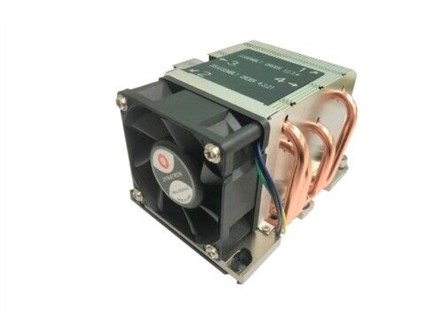 Dynatron Fan B5 2U Intel LGA3647 Narrow ILM PWM Fan Alum HS with heatpipe 205W