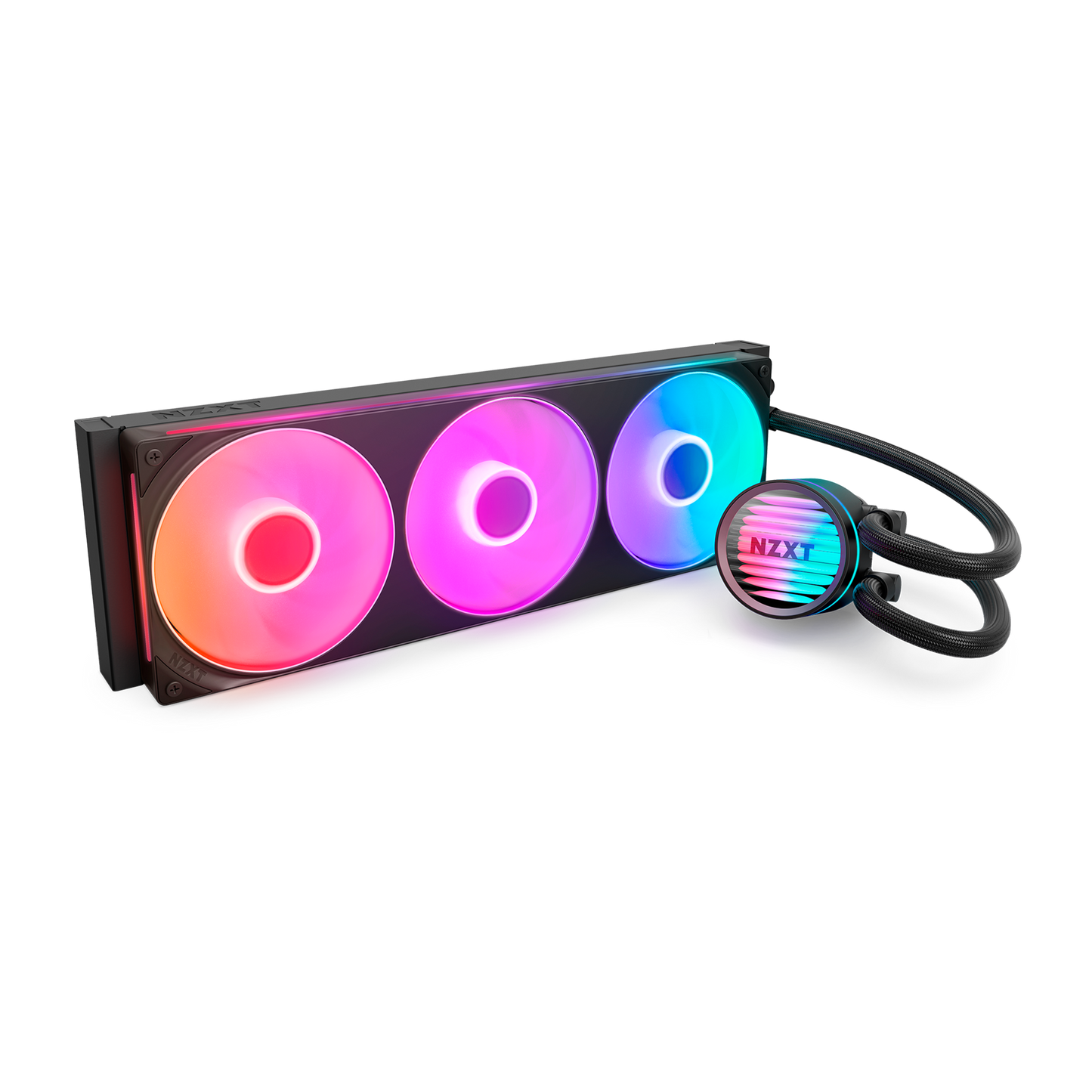 NZXT Fan RL-KR36C-B1 KRAKEN CORE 360 RGB 360MM AIO LIQUID CPU COOLER BLACK