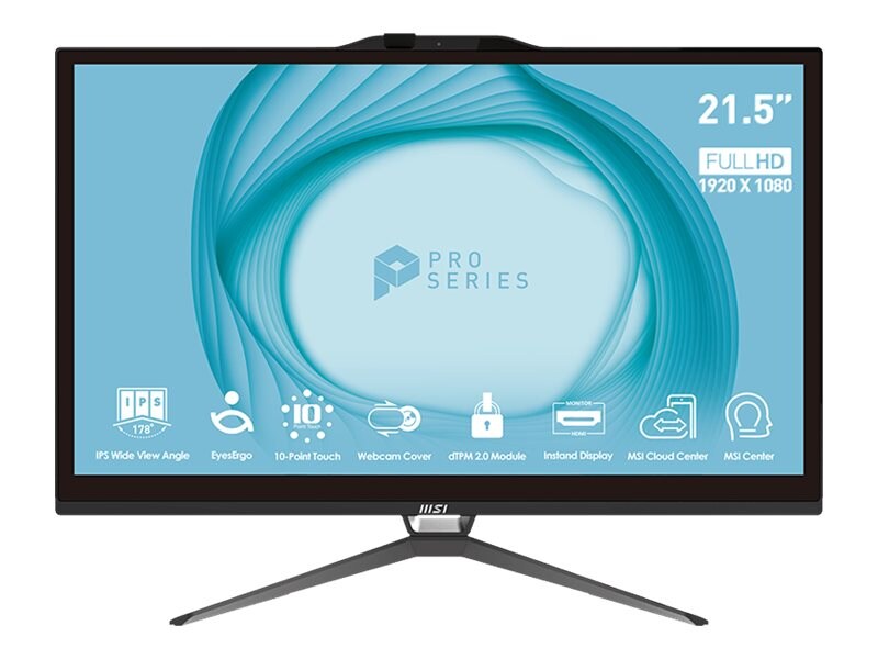 MSI PRO AP222T 13M-004US 21.5 Ci5-13400 8GB 500GB UHD 730 W11P