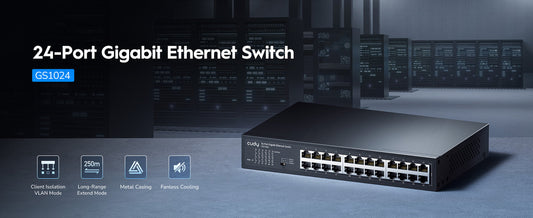 Cudy Switch GS1024 24-Port Gigabit Metal Switch