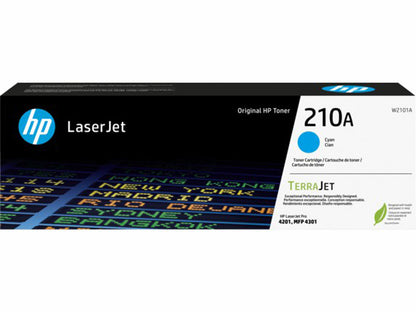 HP 210A - Cyan - Original - LaserJet - Toner Cartridge (W2101A) All Office Smarts