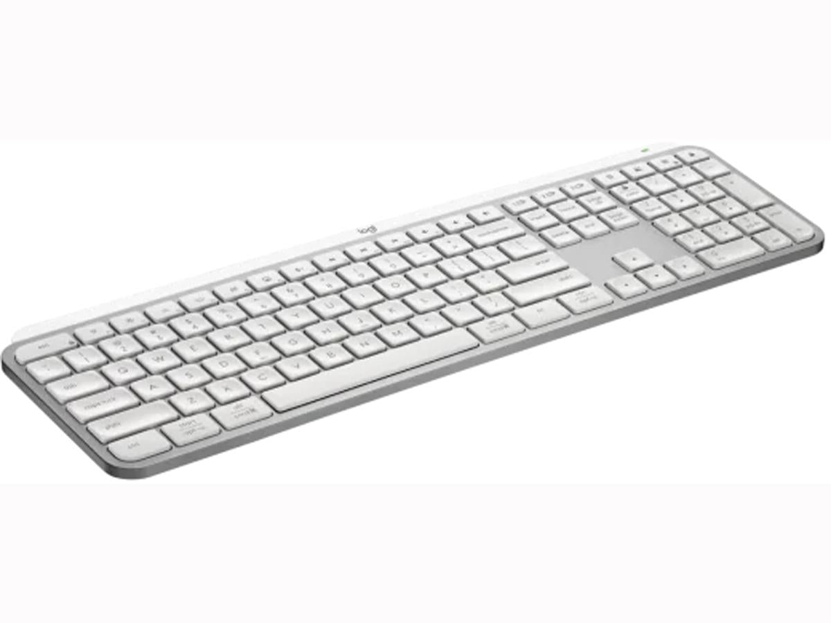 Logitech MX Keys S Wireless Keyboard, Pale Gray - Keyboard - Low Profile - Pale Gray All Office Smarts