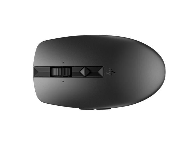 HP 710 - Mouse - Rechargeable - 2.4 GHz, Bluetooth 5.3 - Black All Office Smarts