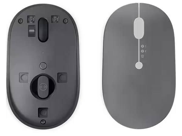 Lenovo Go Multi-Device Wireless Mouse (Grey) All Office Smarts