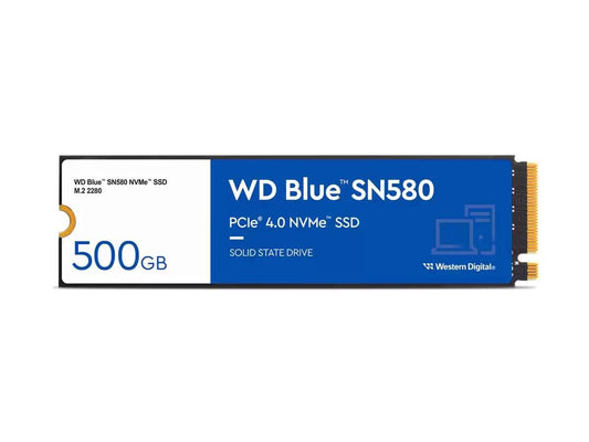 WD Blue SN580 - SSD - 500 GB - PCIe 4.0 x4 (NVMe)