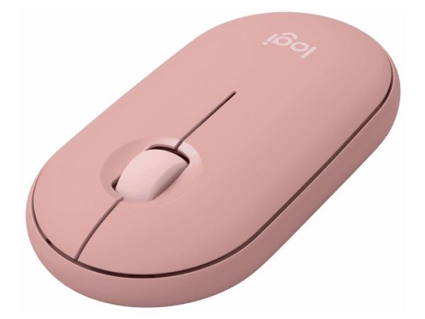 Logitech Pebble 2 Combo, Wireless Keyboard and Mouse, Tonal Rose - Keyboard and Mouse Set - Tonal Rose All Office Smarts