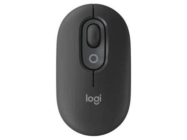 Logitech POP - mouse - customizable emoji - Bluetooth 5.1 LE - nightfall All Office Smarts