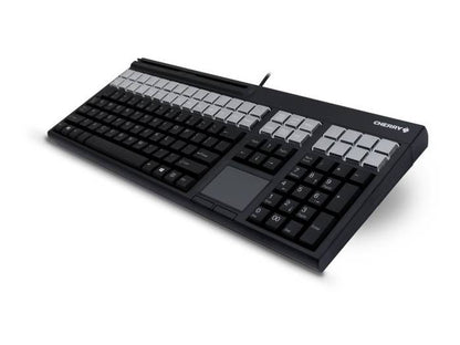 Cherry Lpos G86-71411 - Keyboard - With Touchpad, Magnetic Card Reader - Qwerty - Us - Black All Office Smarts