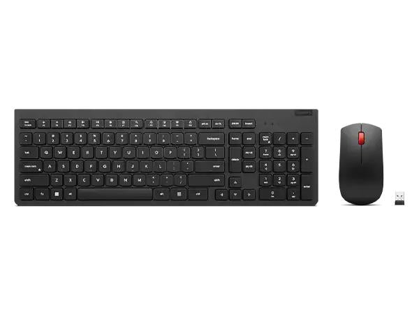 Lenovo Essential Wireless Combo Gen 2 - keyboard and mouse set - QWERTY - US English - black Input Device All Office Smarts