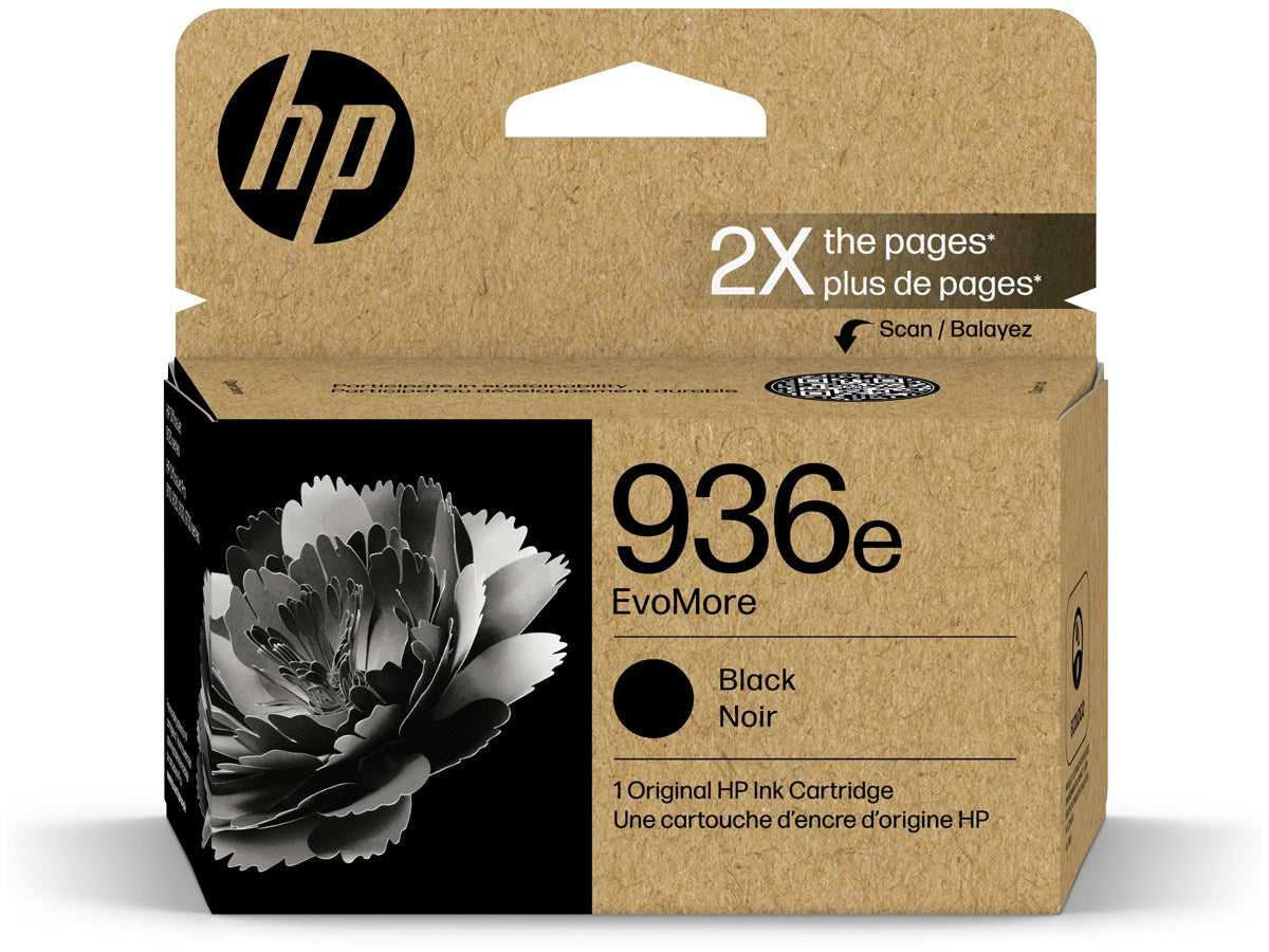 HP 936E EvoMore Black Original Black Ink Cartridge