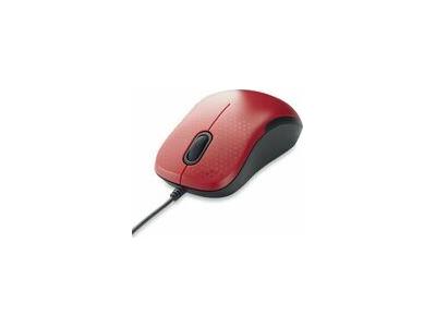 SILENT WIRED OPTICAL MOUSE USB-C, RED