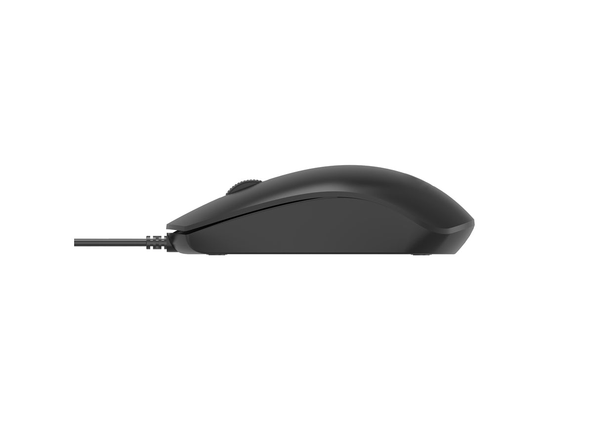 Premium M10 Usb Wired Mouse - 1200 Dpi - High-Definition Optilcal - Wired Cable - Scroll Wheel -3 Button(s) - Full Size Mouse - 6ft Cable - Black All Office Smarts