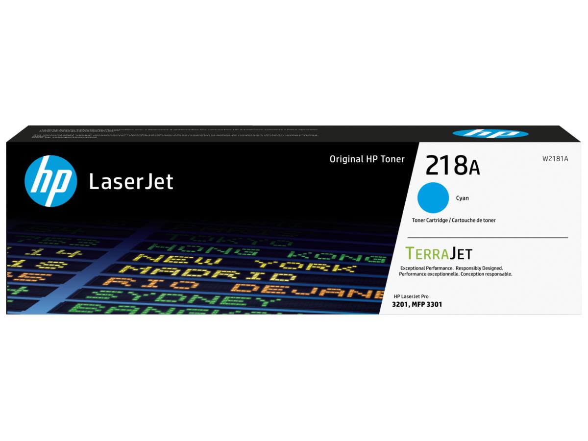 HP 218A - Cyan - Original - LaserJet - Toner Cartridge (W2181A) All Office Smarts