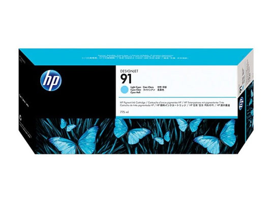 HP 91 Light Cyan 775 ml Ink Cartridge All Office Smarts