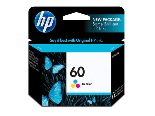 HP 60 - Color (Cyan, Magenta, Yellow) - Original - Ink Cartridge