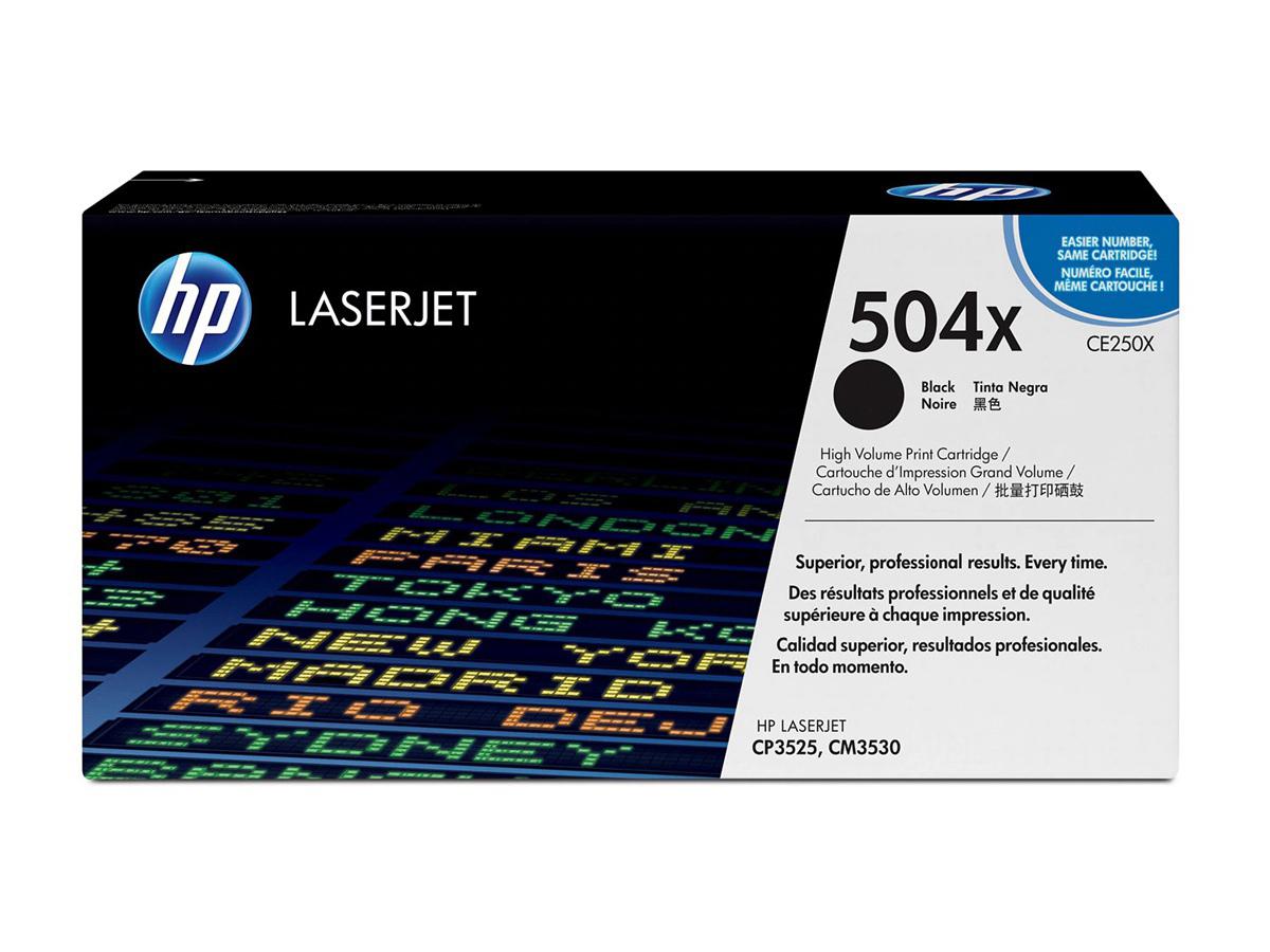 HP 504X (CE250X) XL Black Original Toner All Office Smarts