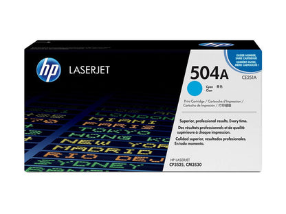 HP 504A (CE251A) Cyan Original Toner All Office Smarts